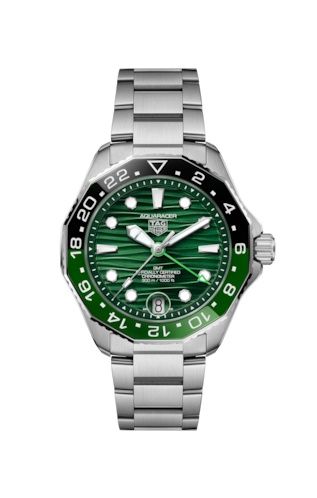 TAG Heuer Aquaracer Professional 300 GMT 42 Stainless Steel / Green